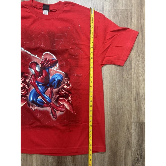 Vintage 2002‎ Marvel Pomo Spider-Man T Shirt Size XL - Picture 2 of 8